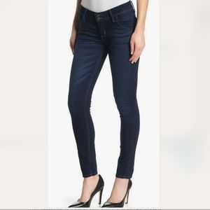 NWT Hudson women’s size 26 Collin Skinny Ankle Dark Denim Jeans Alga